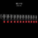 Bling Girl BG-110 Matte Stiletto Full Cover Press On Soft Tips 100 pcs Clear [2427]
