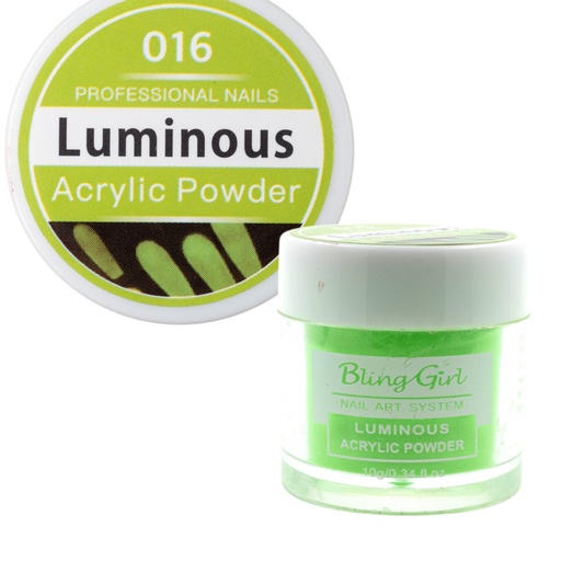 [6322106451130] Bling Girl Luminous Acrylic Powder Nail Art System 10g #016 [3173]