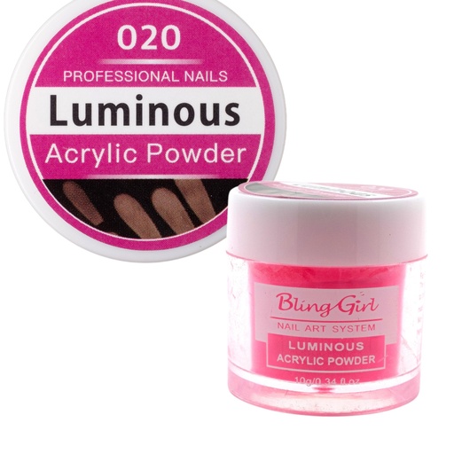 [6322106451130] Bling Girl Luminous Acrylic Powder Nail Art System 10g #020 [3173]