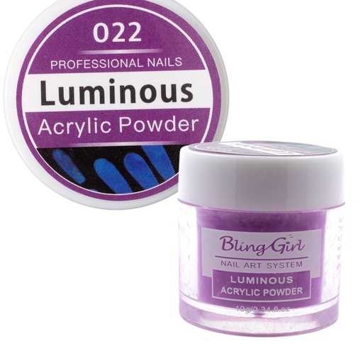 [6322106451130] Bling Girl Luminous Acrylic Powder Nail Art System 10g #022 [3173]