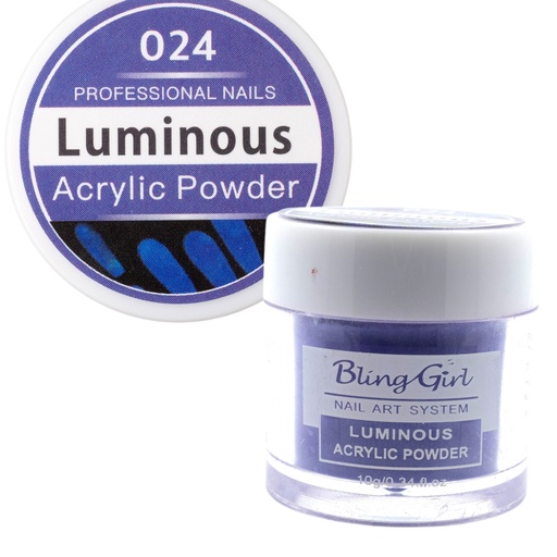 [6322106451130] Bling Girl Luminous Acrylic Powder Nail Art System 10g #024 [3173]