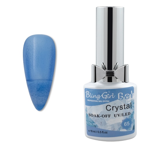 [6342010570253] Bling Girl Crystal Gel Soak Off UV/LED 10ml #065 [3224]