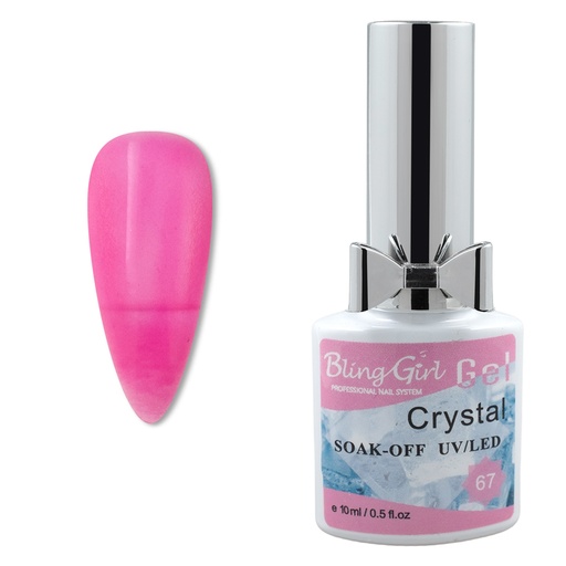 [6342010570253] Bling Girl Crystal Gel Soak Off UV/LED 10ml #067 [3224]