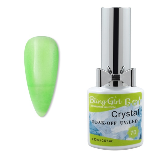 [6342010570253] Bling Girl Crystal Gel Soak Off UV/LED 10ml #070 [3224]