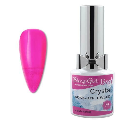 [6342010570253] Bling Girl Crystal Gel Soak Off UV/LED 10ml #075 [3224]