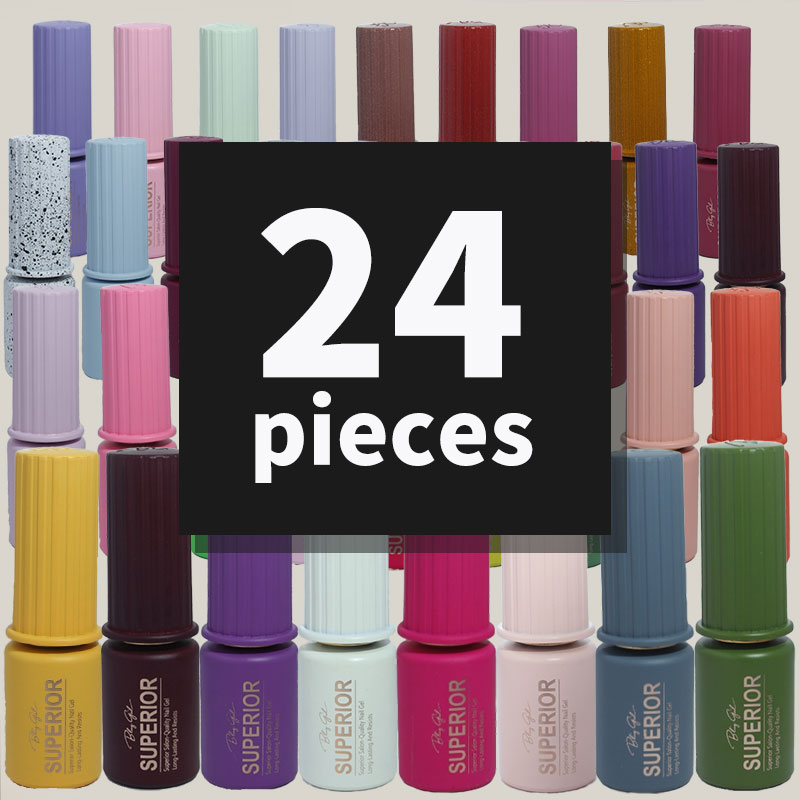 Bling Girl Superior Salon-Quality Nail Gel 18ml*24pieces [R23SET04]