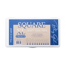 Square Soft Gel Tips XL Half Tip BG-155 [ S11P86 ]