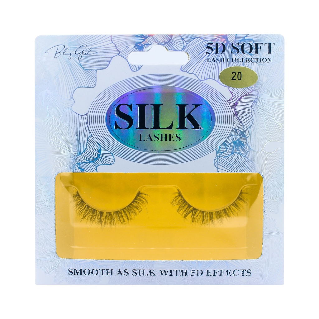 5D Silk Strip Lashes - 20 [S2508P07]