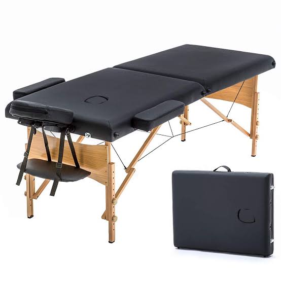 Black Wooden Massage Bed [S2510P19]