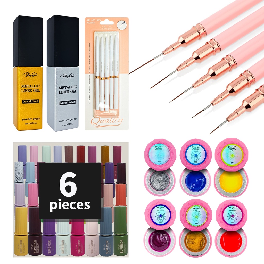 Nail Art Gel Liner Combo