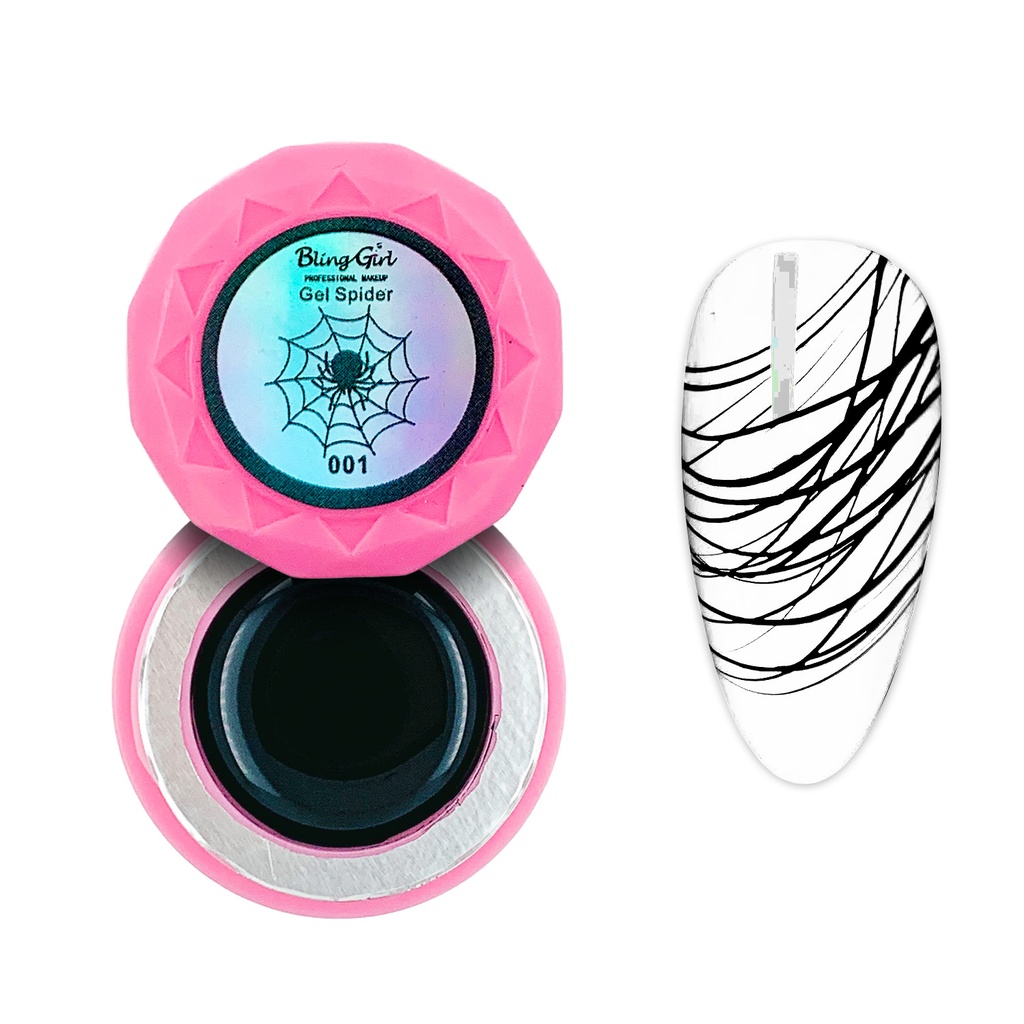 Bling Girl Spider Gel 8 ml #001 [1148]