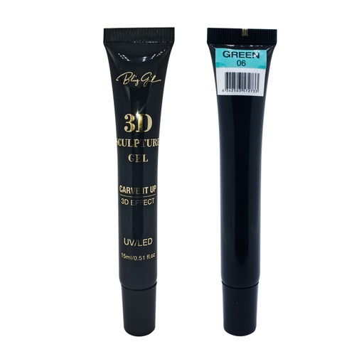 [6342503572597] 3D Sculpture Gel #06 - Green [S2508P03]