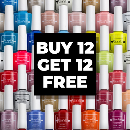 Colour Last Soak Off Gel Polish UV/LED Set 10ml*12Pieces - GET 12 FREE [1228]
