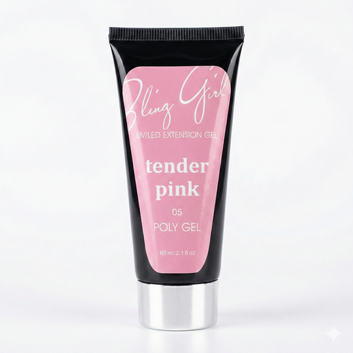 [6342512125517] Innate Quick Building Poly Gel 60ml Tender Pink #005 [4850]