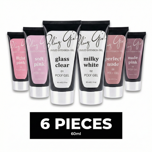 Poly Gel Set 60ml*6pieces [4850]