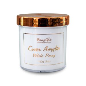 Bling Girl Acrylic Powder - Cover White Peony 120G [S09P10]