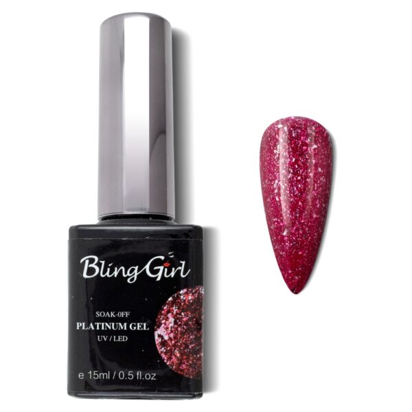 Bling Girl Glamorous Platinum Gel 15ml #024 [3142]