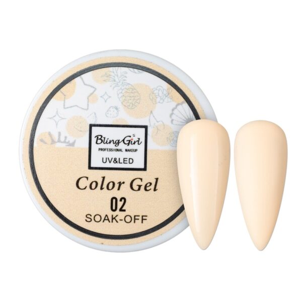 Bling Girl UV & LED 2 IN 1 Colour and Art Gel Soak-Off #002 [1459]