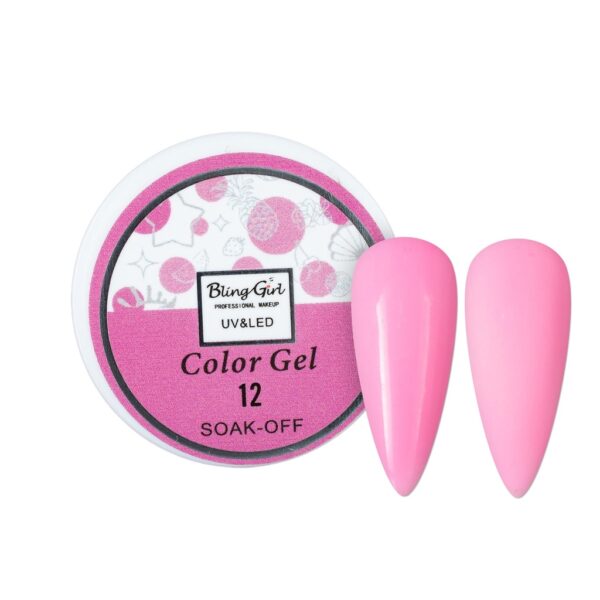 Bling Girl UV & LED 2 IN 1 Colour and Art Gel Soak-Off #012 [1459]