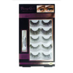 Blinggirl 5D FAUX MINK Human Hair Eyelashes 5 Pairs [ R2311P23 ]