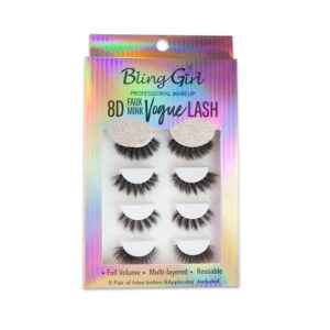Blinggirl 8D FAUX MINK Make up Vogue lash 5 Pairs [ R2311P31 ]
