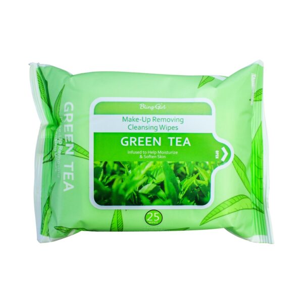 Makeup Remover Wipes Green Tea 25PCS [S2408P11]