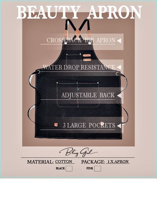 BEAUTY APRON[ R2310P80 ]