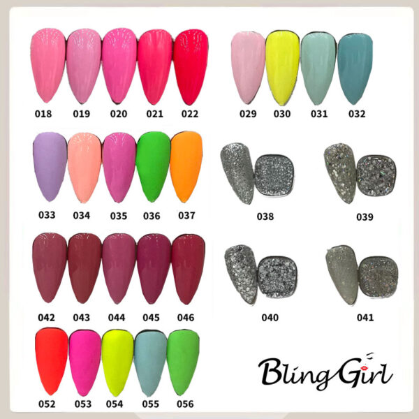 Bling Girl Superior Salon-Quality Nail Gel 18ml*6pieces [ R23SET02 ]